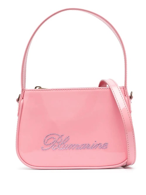 Blumarine logo-detail leather mini bag - Pink - zdjęcie produktu nr 1