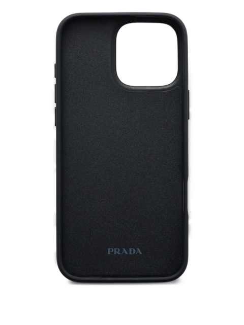 Prada Saffiano leather iPhone 16 Pro Max case - Red - zdjęcie produktu nr 2