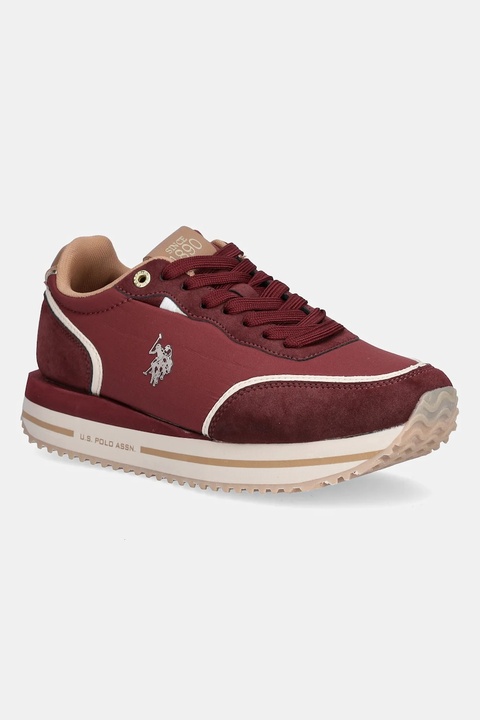 U.S. Polo Assn. sneakersy SACHA009E damskie kolor bordowy SACHA009W/ENH3 - zdjęcie produktu nr 1