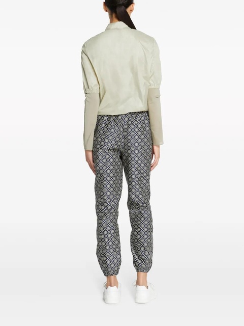 Tory Burch T Monogram tech jacquard trousers - Blue - zdjęcie produktu nr 2