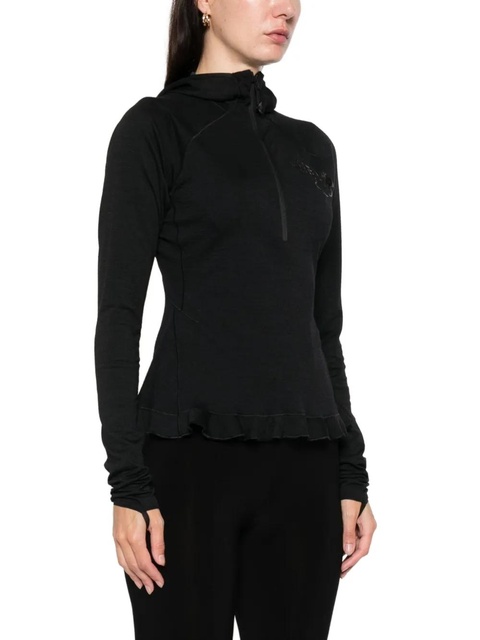Cecilie Bahnsen x The North Face ruffled hoodie - Black - zdjęcie produktu nr 2