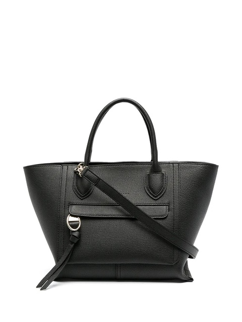 Longchamp Mailbox leather tote bag - Black - zdjęcie produktu nr 1