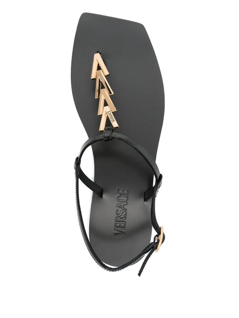 Versace V-chain sandals - Black - zdjęcie produktu nr 2