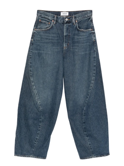 AGOLDE panelled regenerative-cotton jeans - Blue - zdjęcie produktu nr 1