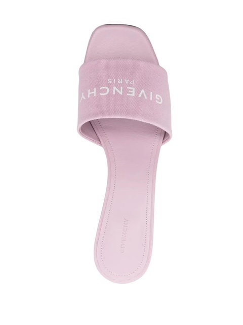 Givenchy logo-print canvas sandals - Pink - zdjęcie produktu nr 2