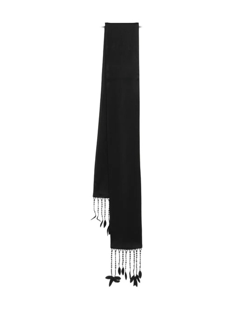 TOTEME fringed scarf - Black - zdjęcie produktu nr 1