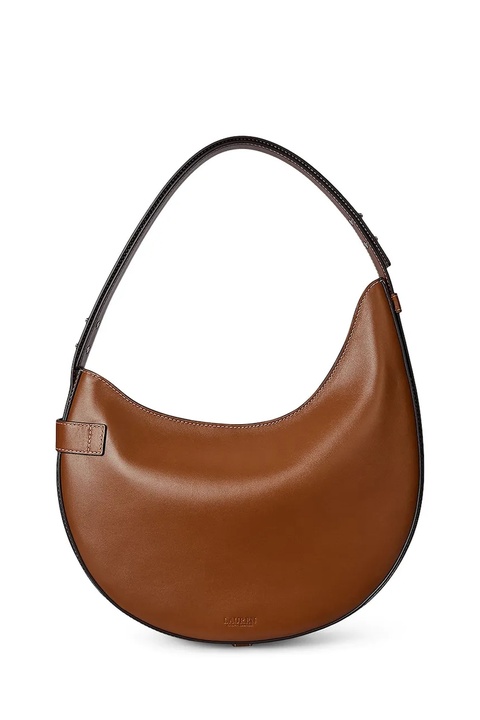 Lauren Ralph Lauren torebka skórzana kolor brązowy 431980156 - zdjęcie produktu nr 2