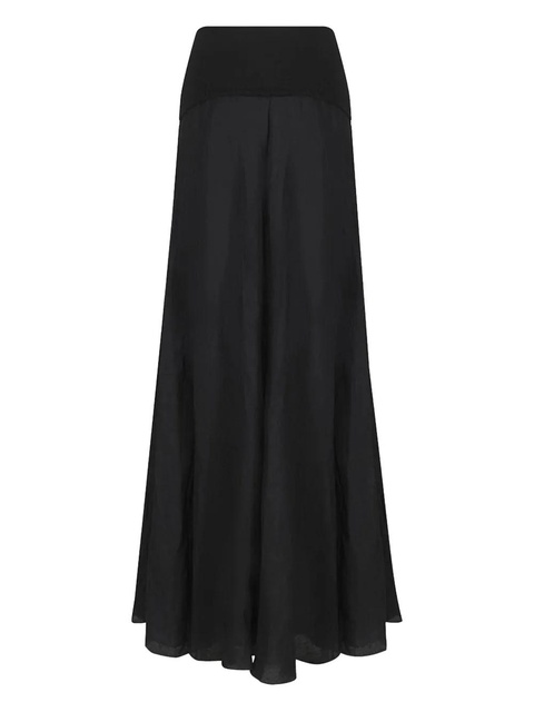 Johanna Ortiz pleated elastic-waist skirt - Black - zdjęcie produktu nr 2