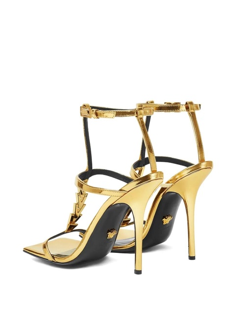 Versace 105mm V2025 Chain sandals - Gold - zdjęcie produktu nr 2