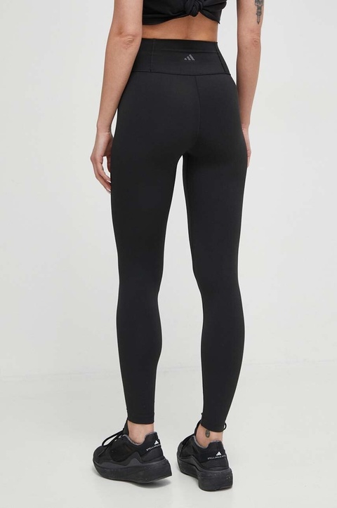 adidas Performance legginsy treningowe All Me kolor czarny gładkie IL7324 - zdjęcie produktu nr 2