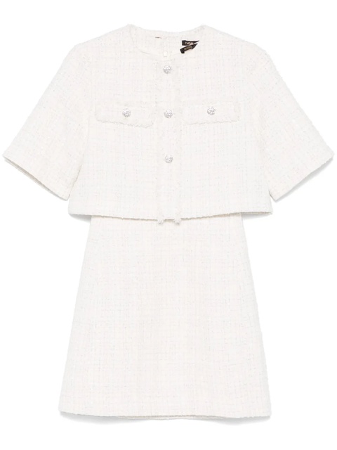 Maje tweed dress set - White - zdjęcie produktu nr 1