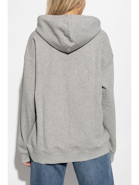 GANNI graphic-print hoodie - Grey - zdjęcie produktu nr 2
