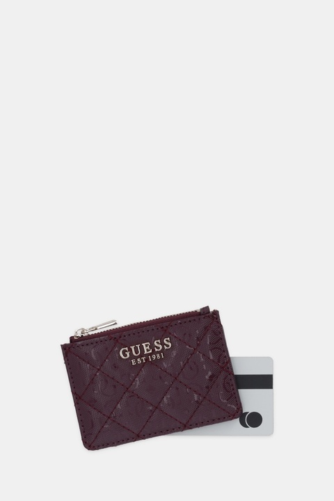 Guess portfel IDRA damski kolor bordowy SWGG81 57505 - zdjęcie produktu nr 1
