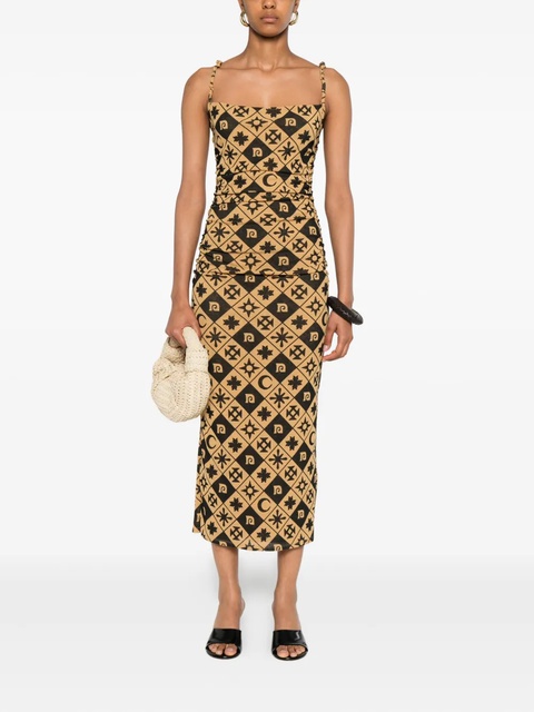 Nanushka ruched midi dress - Black - zdjęcie produktu nr 2