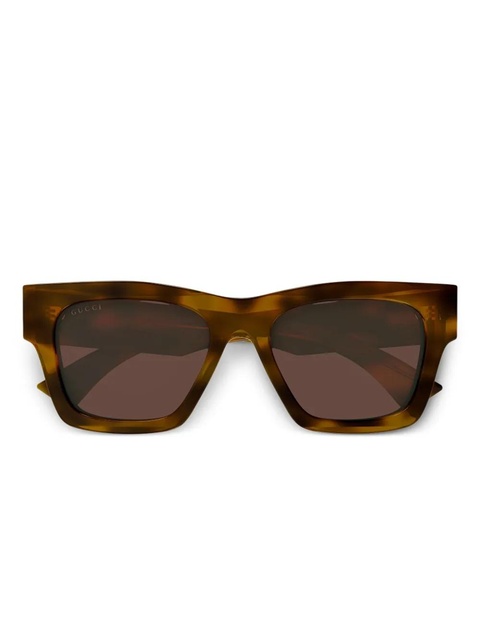 Gucci Eyewear square-frame sunglasses - Brown - zdjęcie produktu nr 1