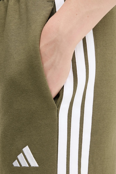 adidas spodnie dresowe damskie kolor zielony z aplikacją JX7708 - zdjęcie produktu nr 2