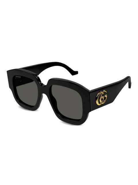 Gucci Eyewear square logo sunglasses - Black - zdjęcie produktu nr 1