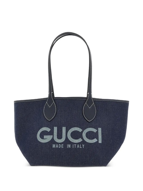 Gucci small Totissima logo-print reversible tote bag - Blue - zdjęcie produktu nr 1