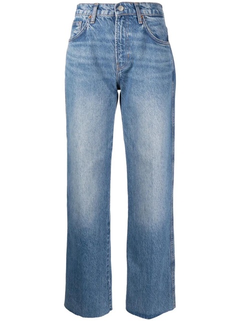Reformation Val 90s mid-rise straight jeans - Blue - zdjęcie produktu nr 1