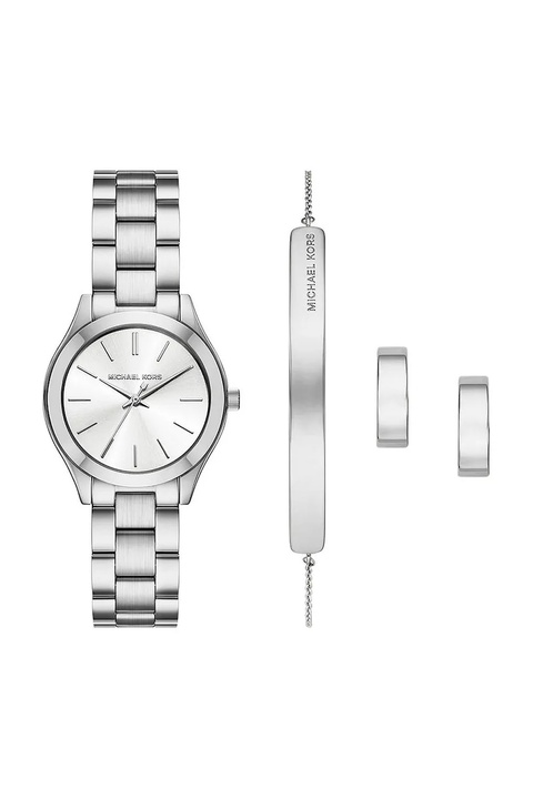 Michael Kors zegarek damski kolor srebrny MK7563SET - zdjęcie produktu nr 1