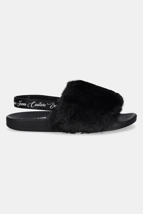 Versace Jeans Couture klapki damskie kolor czarny 79VA3SQ6 ZS359 899 - zdjęcie produktu nr 2