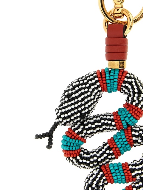 ETRO beaded snake keyring - Red - zdjęcie produktu nr 2