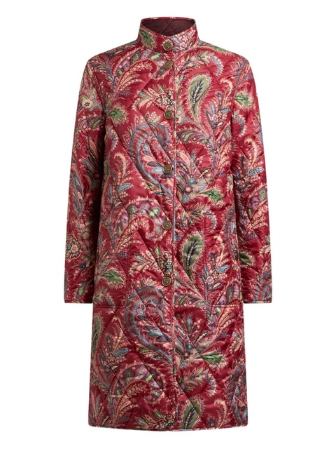 ETRO quilted paisley reversible coat - Red - zdjęcie produktu nr 1