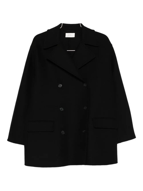 The Row Azuron double-breasted coat - Black - zdjęcie produktu nr 1