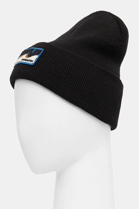 Napapijri czapka F-Montepiana kolor czarny NP0A88T69411 - zdjęcie produktu nr 1