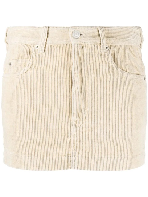 MARANT ÉTOILE Rania corduroy miniskirt - Neutrals - zdjęcie produktu nr 1