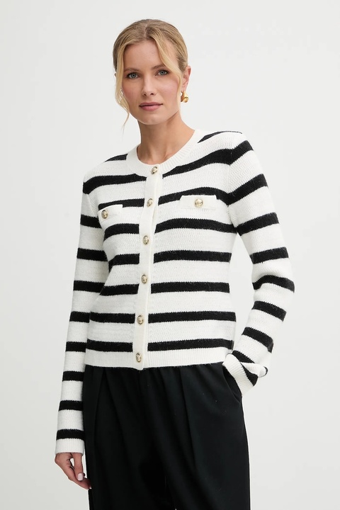 Morgan kardigan damski kolor beżowy MROXA - zdjęcie produktu nr 1