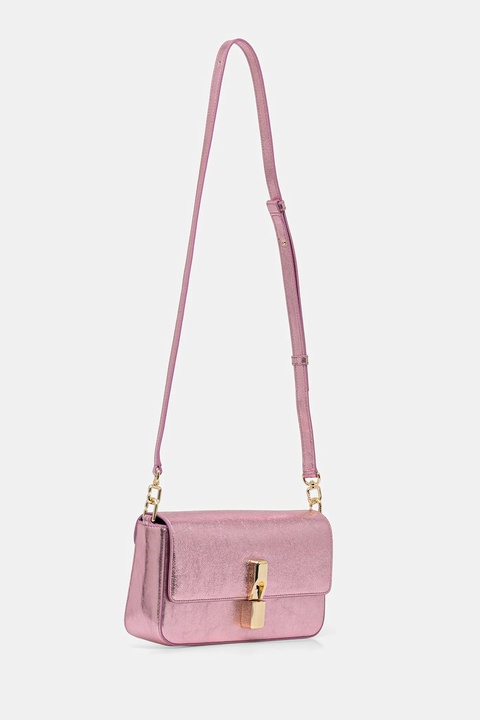 Furla torebka skórzana kolor różowy WB01826.BX4150.4148S - zdjęcie produktu nr 2