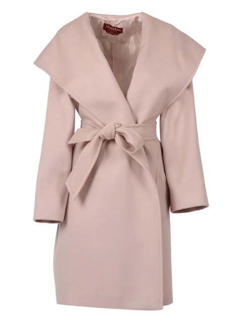 Max Mara Newmang hooded belted coat - Pink - zdjęcie produktu nr 1
