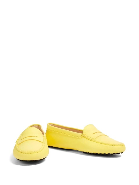 Tod's leather penny loafers - Yellow - zdjęcie produktu nr 2
