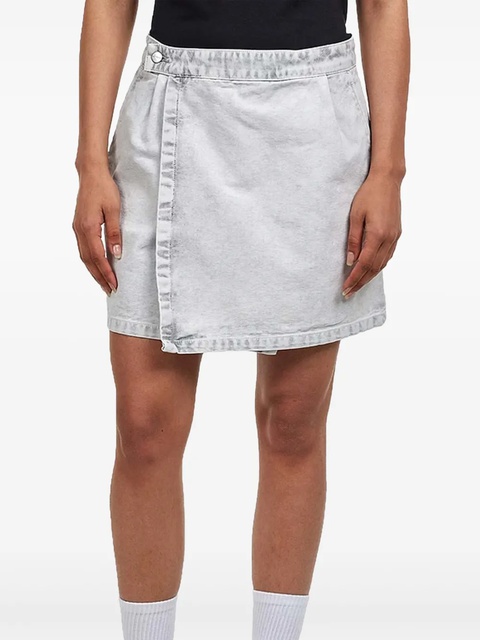 Carhartt WIP Emery wrap-front mini skirt - Grey - zdjęcie produktu nr 1