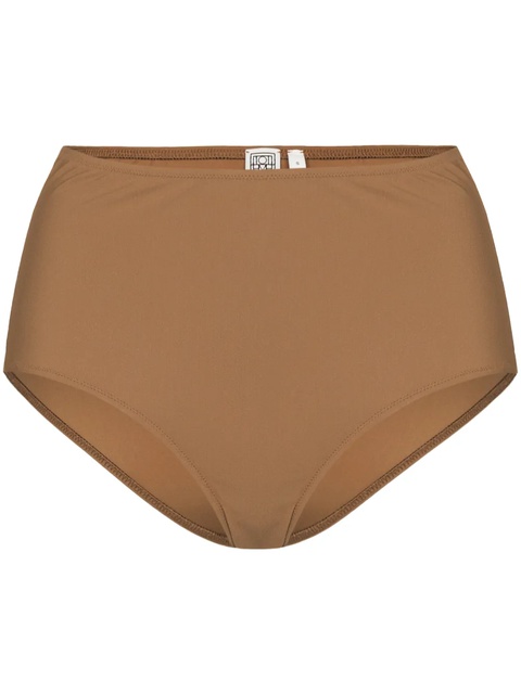 TOTEME high-rise bikini bottoms - Brown - zdjęcie produktu nr 1