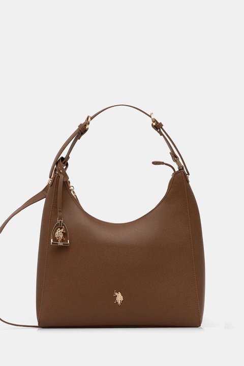 U.S. Polo Assn. torebka Jones kolor brązowy BEUJE8667WVP - zdjęcie produktu nr 1