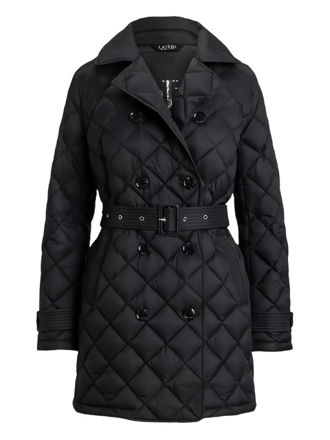 Lauren Ralph Lauren quilted belted coat - Black - zdjęcie produktu nr 1
