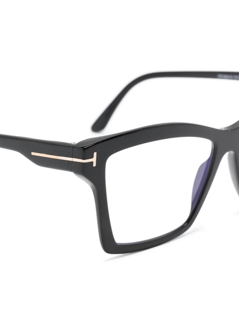 TOM FORD Eyewear T-hinge square-frame glasses - Black - zdjęcie produktu nr 2