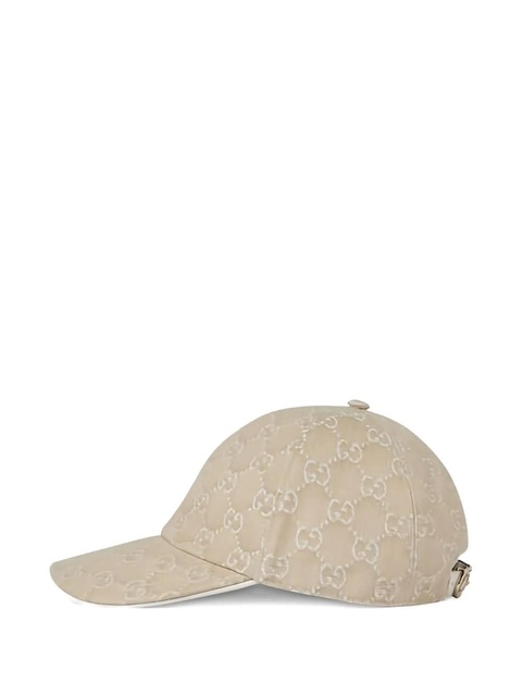 Gucci logo-pattern baseball hat - Neutrals - zdjęcie produktu nr 2