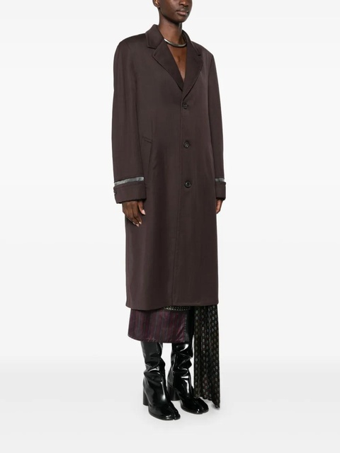 Maison Margiela button-up coat - Brown - zdjęcie produktu nr 1