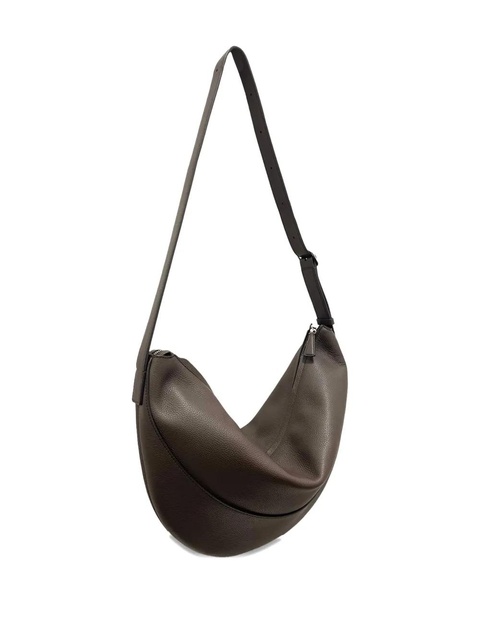 The Row Jouve leather shoulder bag - Brown - zdjęcie produktu nr 2