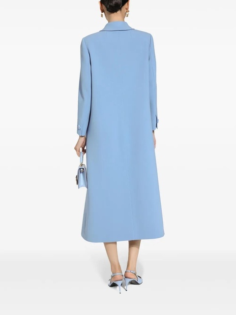 Dolce & Gabbana DNA single-breasted virgin-wool coat - Blue - zdjęcie produktu nr 2