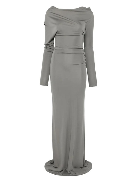 Aya Muse one-shoulder draped maxi dress - Grey - zdjęcie produktu nr 1