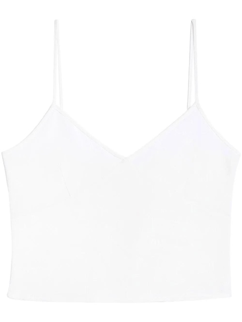 AMI Paris V-neck camisole top - White - zdjęcie produktu nr 1