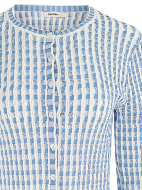 Simkhai Gracen cardigan - Blue - zdjęcie produktu nr 2