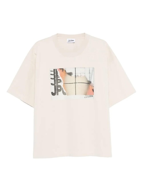 Jean Paul Gaultier graphic-print T-shirt - Neutrals - zdjęcie produktu nr 1