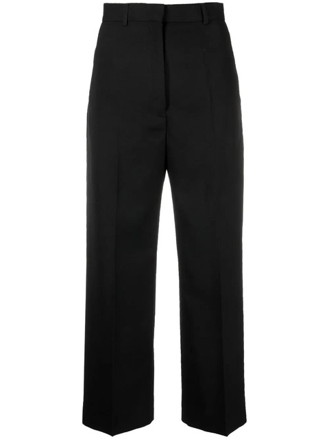 Acne Studios cropped straight-leg trousers - Black - zdjęcie produktu nr 1