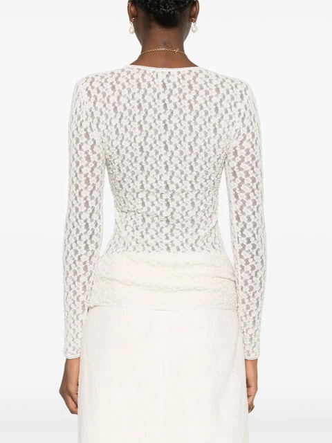 ISABEL MARANT Gaelle top - White - zdjęcie produktu nr 2