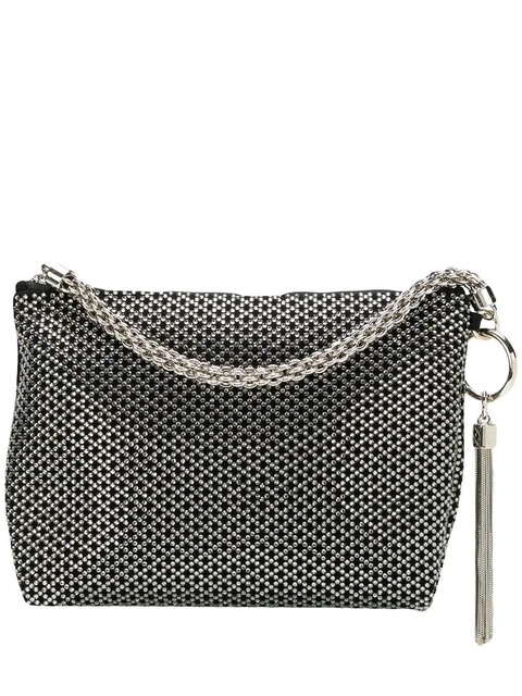 Jimmy Choo Callie crystal-embellished clutch bag - Black - zdjęcie produktu nr 1